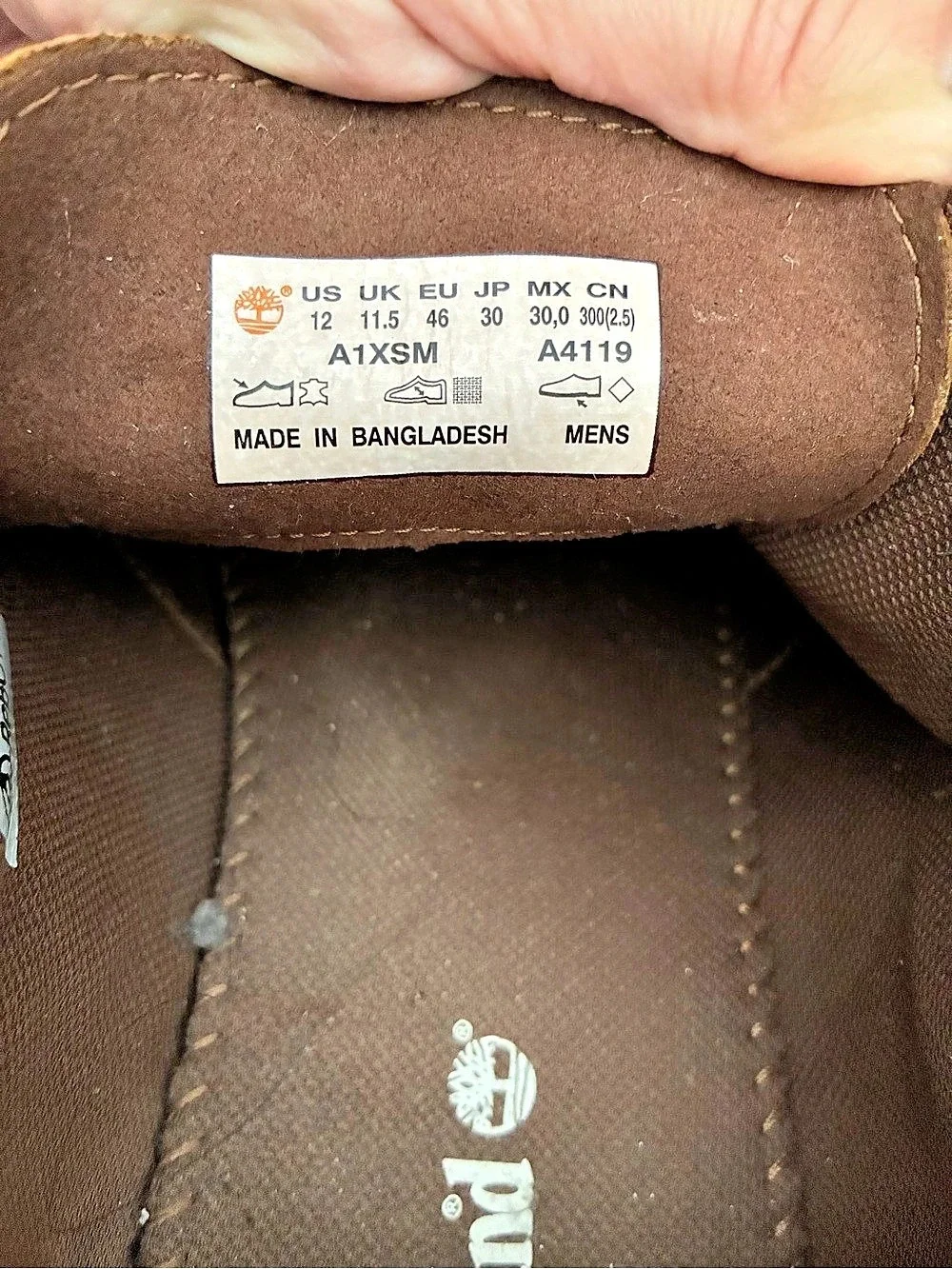 Timberland Woodhull Leather Oxford Men's US 12 Brown